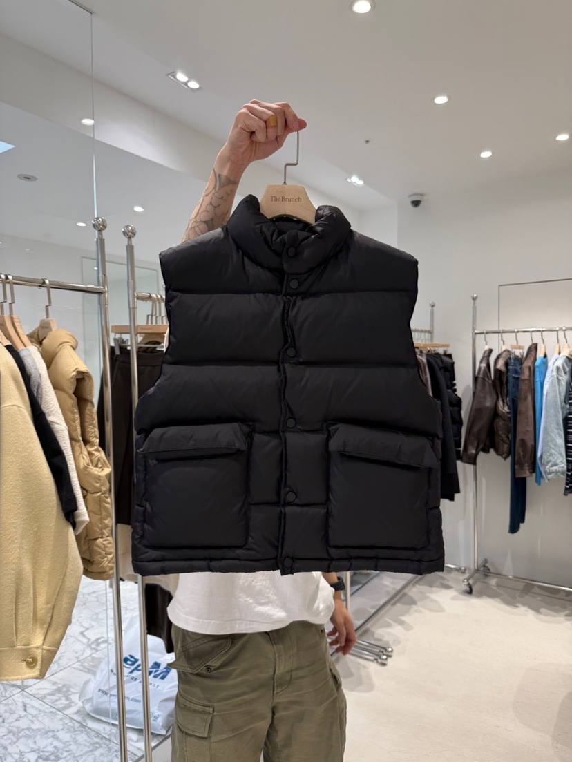 THE BRUNCH東大門㊣實拍女士新品25秋冬熱賣休閑馬甲填充絨THE BRUNCH馬甲圖色2