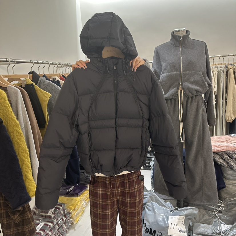 BAGUETTE-P韓國代購㊣女裝新品時尚25秋冬熱賣短款羽絨服填充BAGUETTE-P短款羽絨服圖色2