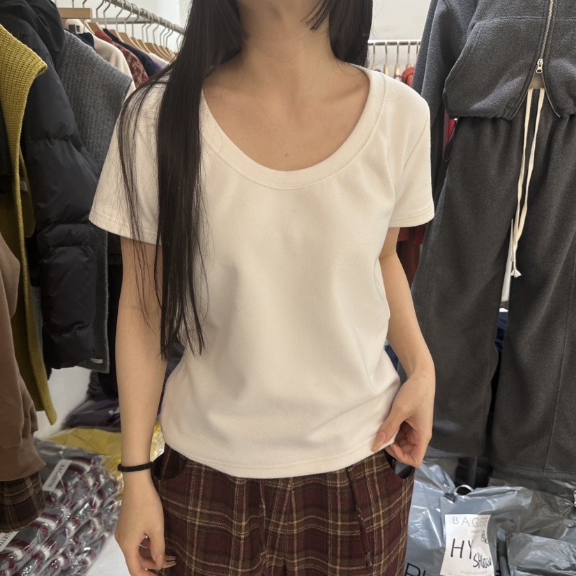 BAGUETTE-P韓國直郵㊣女士新款真品人氣休閑熱賣推薦職業T恤BAGUETTE-PT恤圖色4