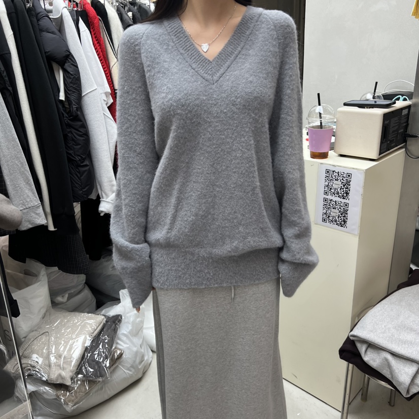 LEESEED-A韓國直郵㊣女士新品熱賣真品休閑針織衫不含內搭SEeD/LEESEED針織衫