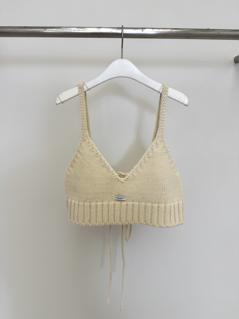 SOMETHING-L/FANCY東大門㊣代購女裝新品休閑25秋冬吊帶背心SOMETHING-L/FANCY吊帶/背心圖色1