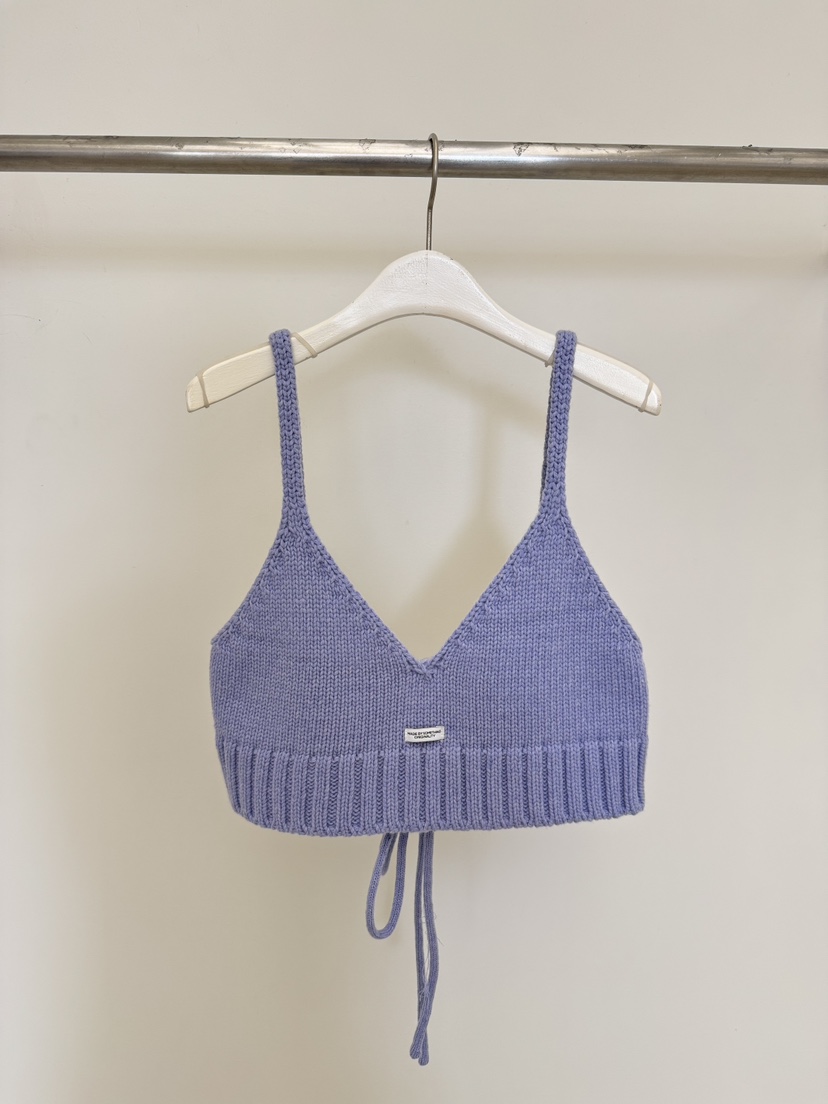 SOMETHING-L/FANCY東大門㊣代購女裝新品休閑25秋冬吊帶背心SOMETHING-L/FANCY吊帶/背心圖色2