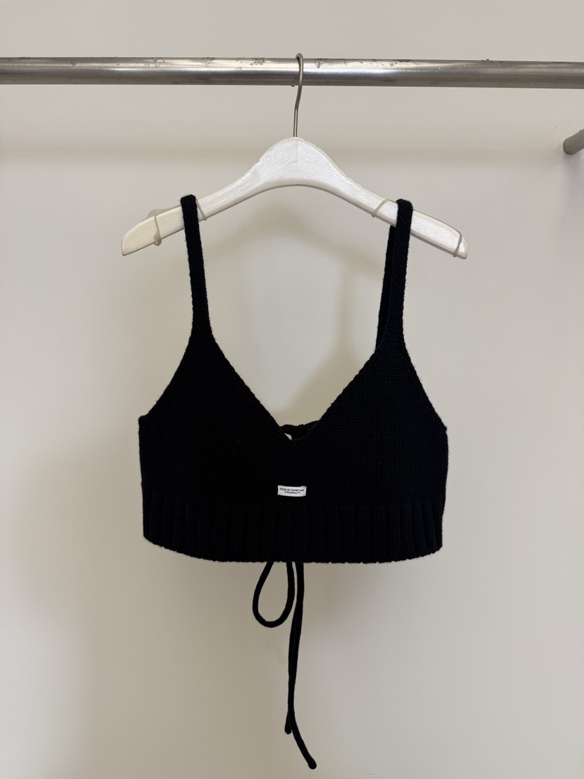 SOMETHING-L/FANCY東大門㊣代購女裝新品休閑25秋冬吊帶背心SOMETHING-L/FANCY吊帶/背心圖色6