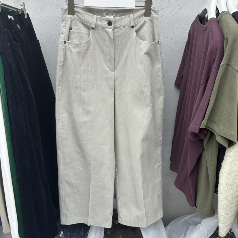 SIXTEEN韓國直郵㊣女裝新品休閑時尚人氣25秋冬職業真品休閑褲SIXTEEN休閑褲圖色1
