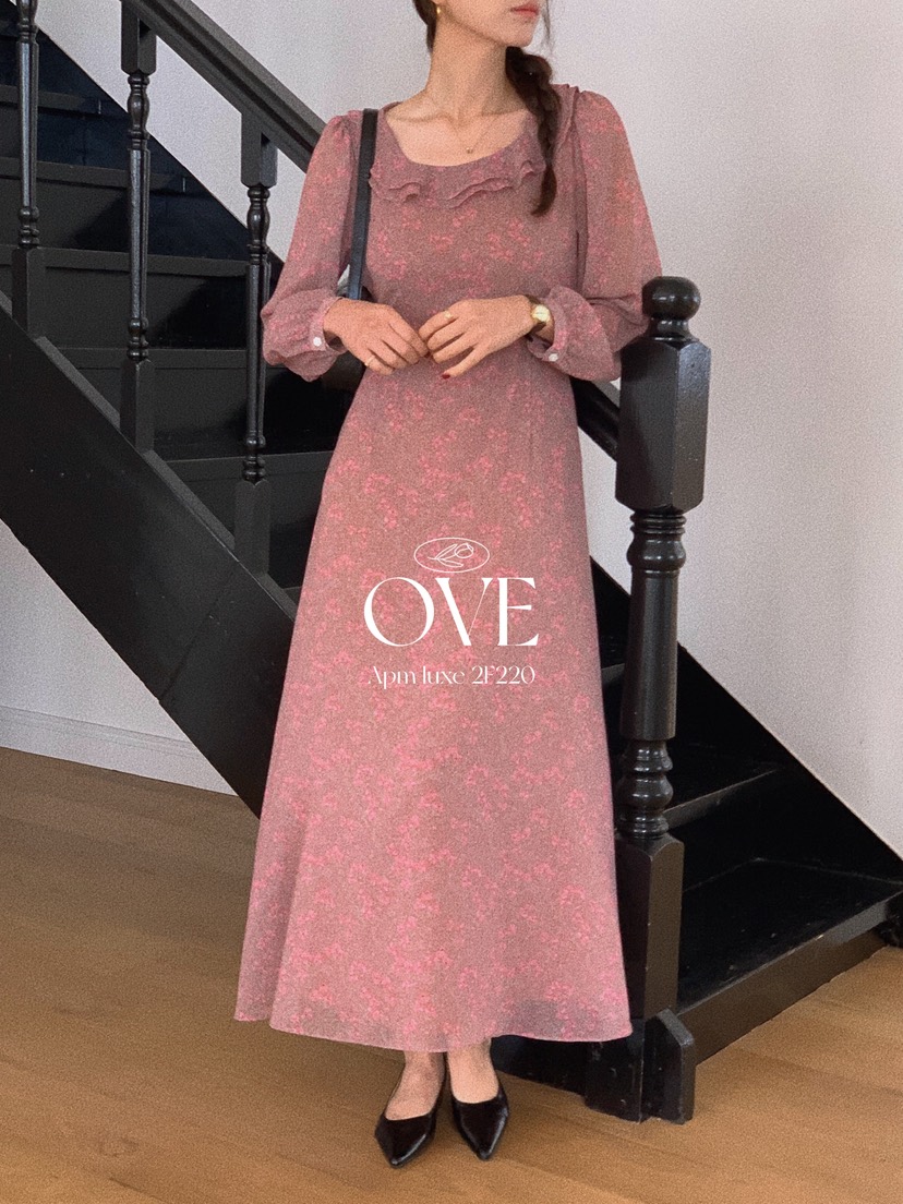 OVE東大門㊣代購女裝新款職業真品熱賣時尚人氣推薦休閑連衣裙OVE連衣裙
