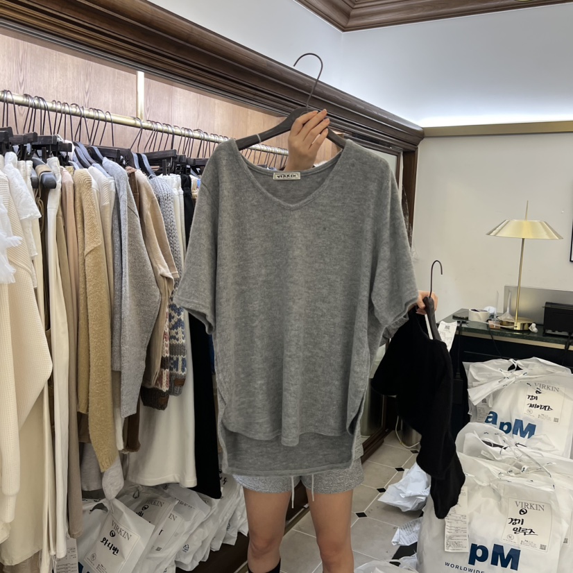 VIRKIN東大門㊣實拍女裝新款時尚職業25秋冬熱賣人氣真品T恤VIRKINT恤圖色3