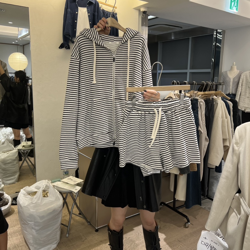 W AND J東大門㊣代購女士新品25秋冬職業時尚熱賣套裝加絨W AND J套裝圖色2
