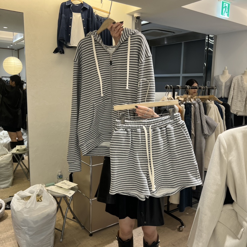 W AND J東大門㊣代購女士新品25秋冬職業時尚熱賣套裝加絨W AND J套裝圖色3