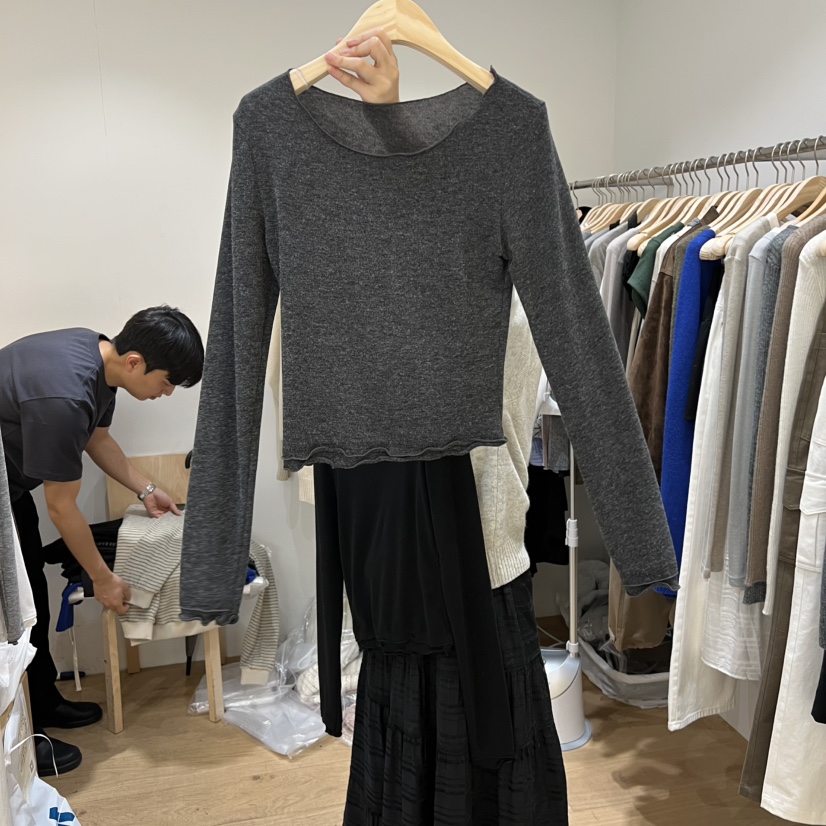 FOREST東大門㊣代購女士新品職業時尚25秋冬真品休閑長袖T恤FOREST長袖T恤圖色3
