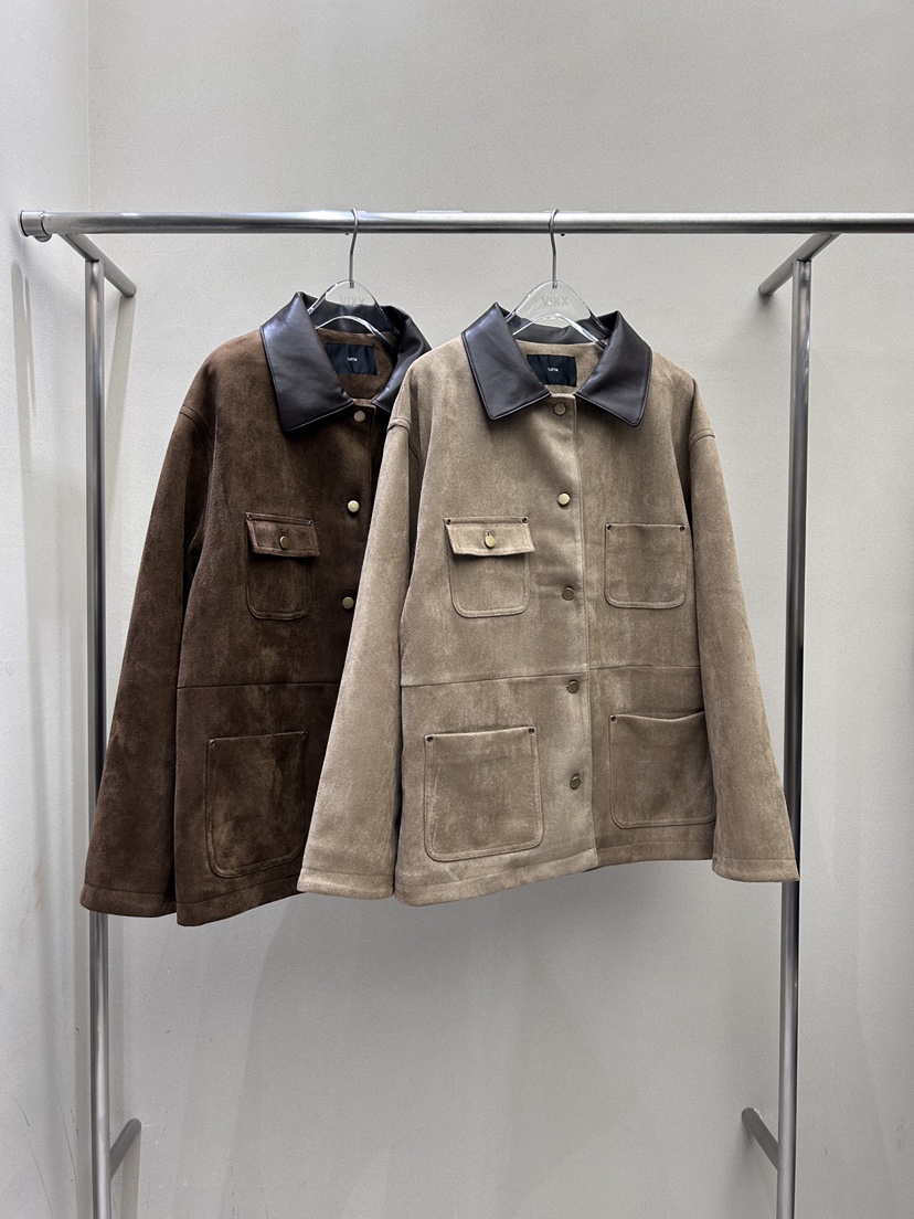 LATTE-P東大門㊣代購女士新品熱賣休閑推薦職業真品25秋冬夾克LATTE-P夾克