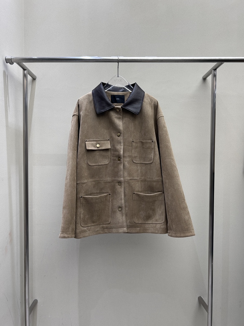 LATTE-P東大門㊣代購女士新品熱賣休閑推薦職業真品25秋冬夾克LATTE-P夾克