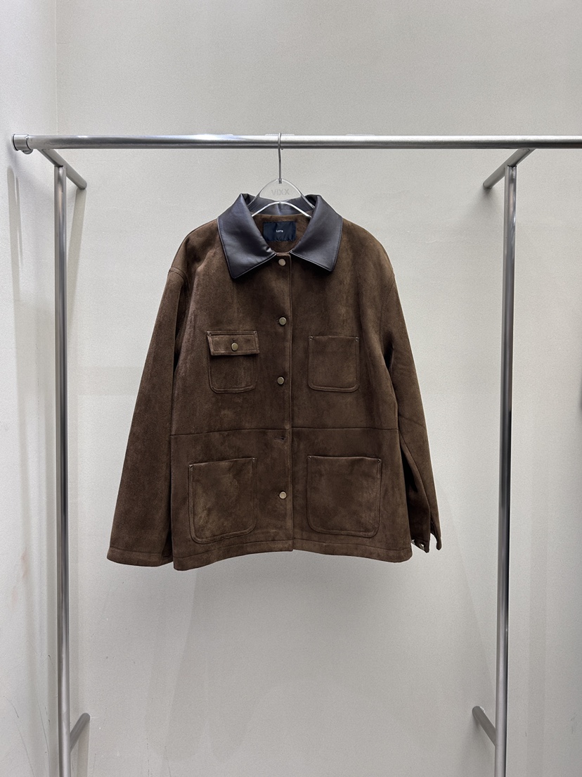 LATTE-P東大門㊣代購女士新品熱賣休閑推薦職業真品25秋冬夾克LATTE-P夾克圖色2