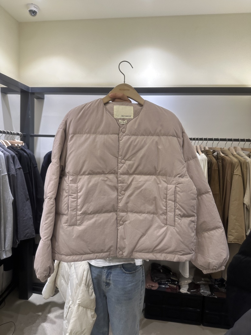 SELF SERVICE東大門㊣實拍女裝新品25秋冬職業短款羽絨服鴨絨SELF SERVICE短款羽絨服圖色2