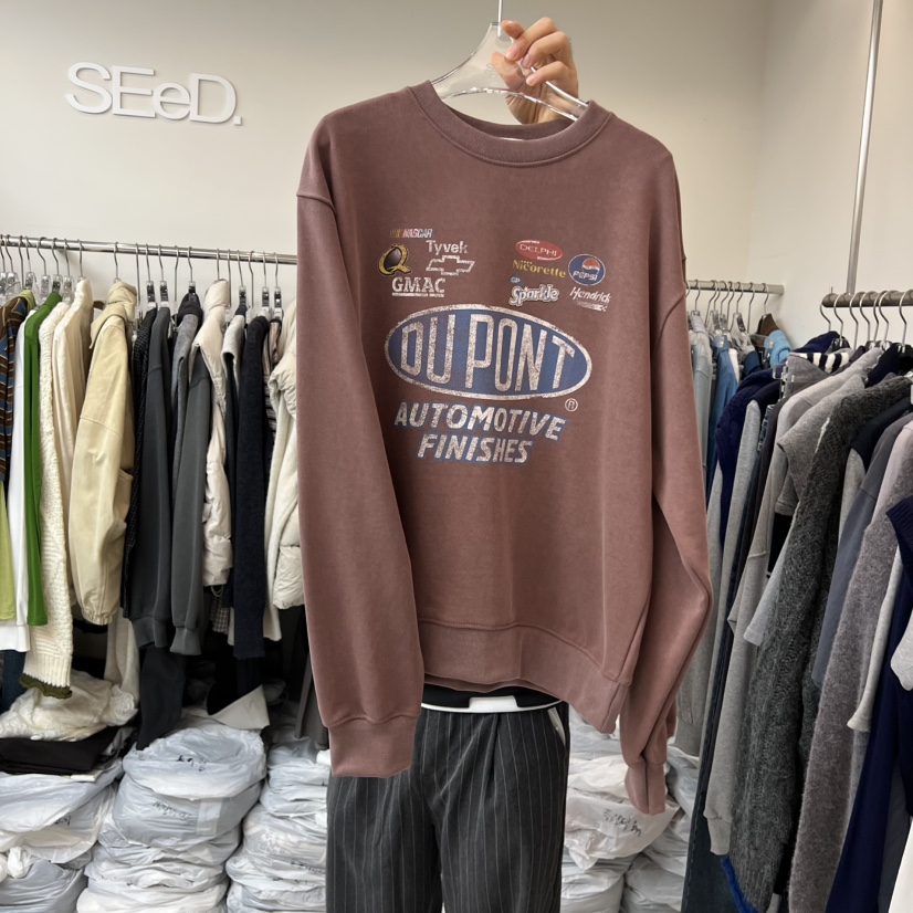 LEESEED-A東大門㊣代購女士新品熱賣休閑真品人氣時尚衛衣SEeD/LEESEED衛衣圖色1