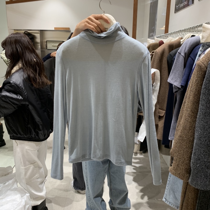 TEMPTING韓國代購㊣女裝新款休閑25秋冬職業推薦熱賣長袖T恤TEMPTING長袖T恤圖色5