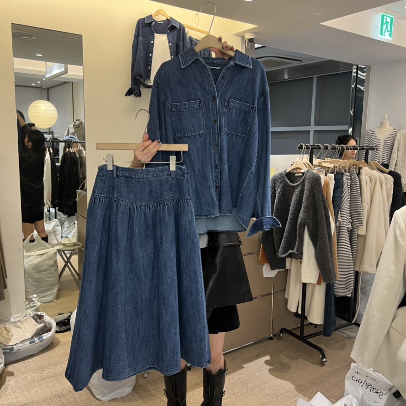 W AND J東大門㊣實拍女裝新品熱賣人氣職業推薦25秋冬套裝套裝W AND J套裝圖色1