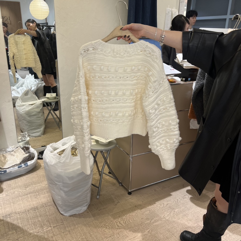 W AND J韓國直郵㊣女裝新款推薦時尚真品休閑人氣25秋冬針織衫W AND J針織衫