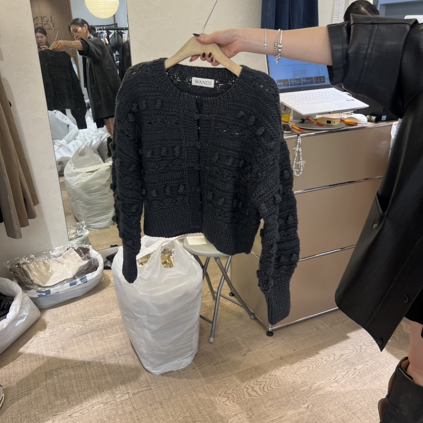 W AND J韓國直郵㊣女裝新款推薦時尚真品休閑人氣25秋冬針織衫W AND J針織衫圖色2