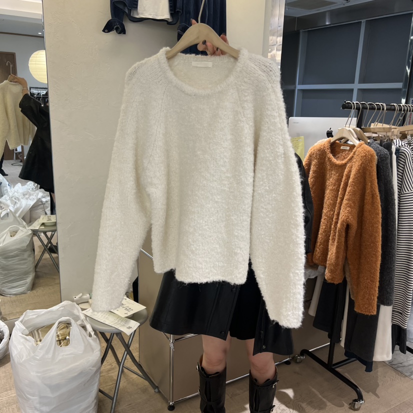 W AND J韓國直郵㊣女士新品職業推薦25秋冬人氣時尚熱賣毛衣W AND J毛衣圖色2