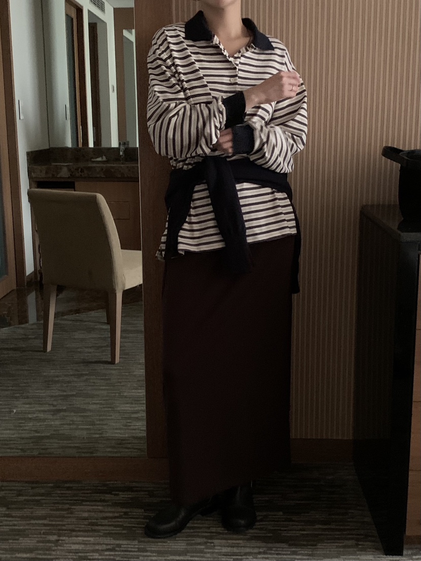 LONG PEAK東大門㊣代購女士新款職業推薦休閑25秋冬長袖T恤LONG PEAK長袖T恤