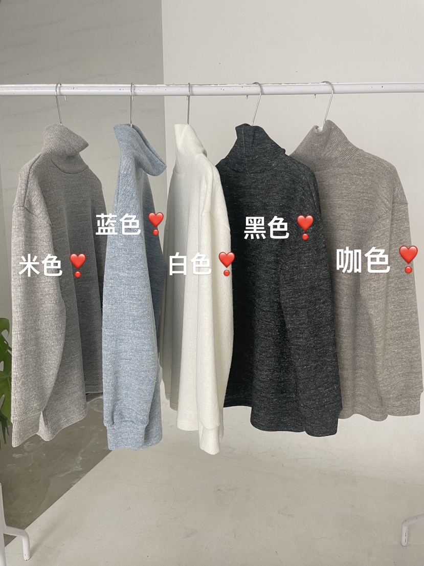 URBANE cloth東大門㊣直郵女士新品休閑25秋冬時尚針織衫高領URBANE cloth針織衫