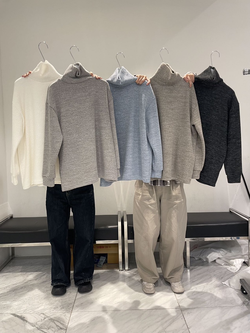 URBANE cloth東大門㊣直郵女士新品休閑25秋冬時尚針織衫高領URBANE cloth針織衫