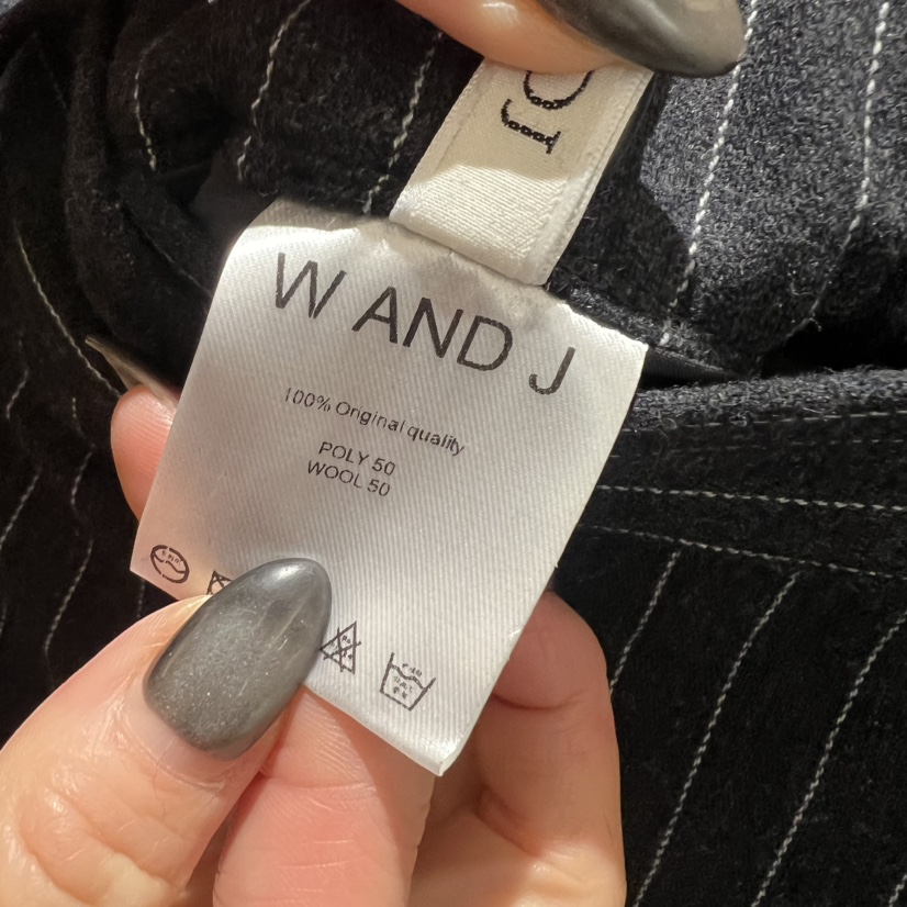 W AND J韓國代購㊣女士新品人氣25秋冬熱賣真品時尚休閑褲W AND J休閑褲