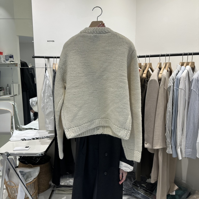 MOWER韓國代購㊣女裝新品推薦休閑25秋冬真品職業熱賣人氣毛衣MOWER毛衣