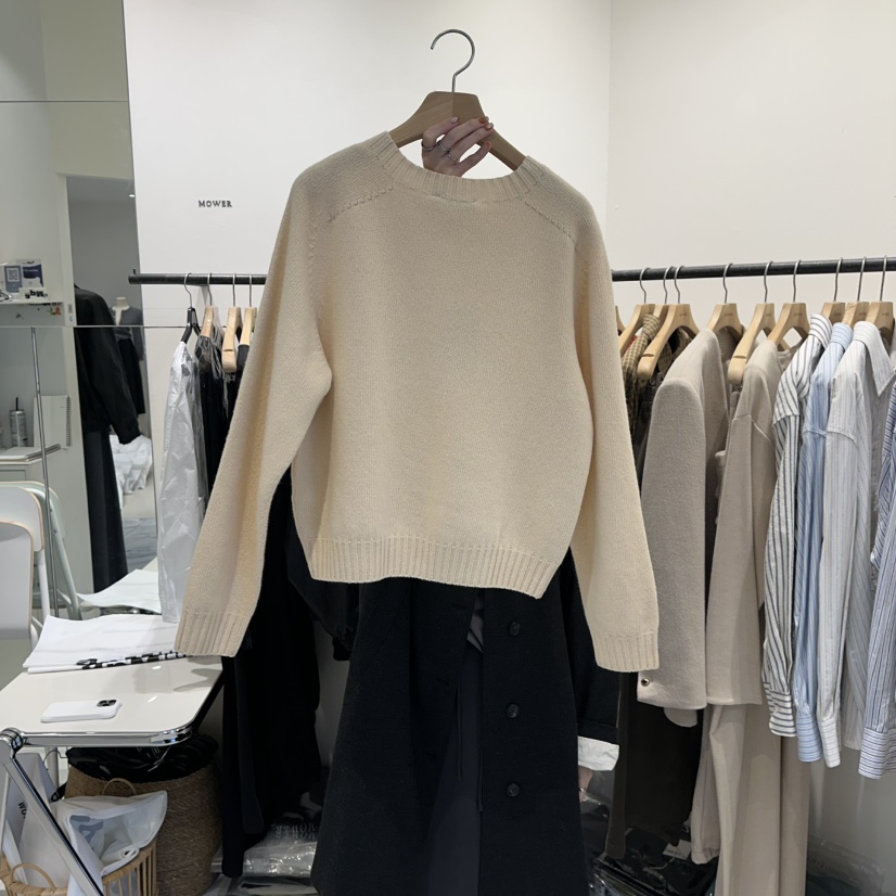 MOWER韓國直郵㊣女士新款25秋冬職業推薦休閑熱賣真品時尚毛衣MOWER毛衣