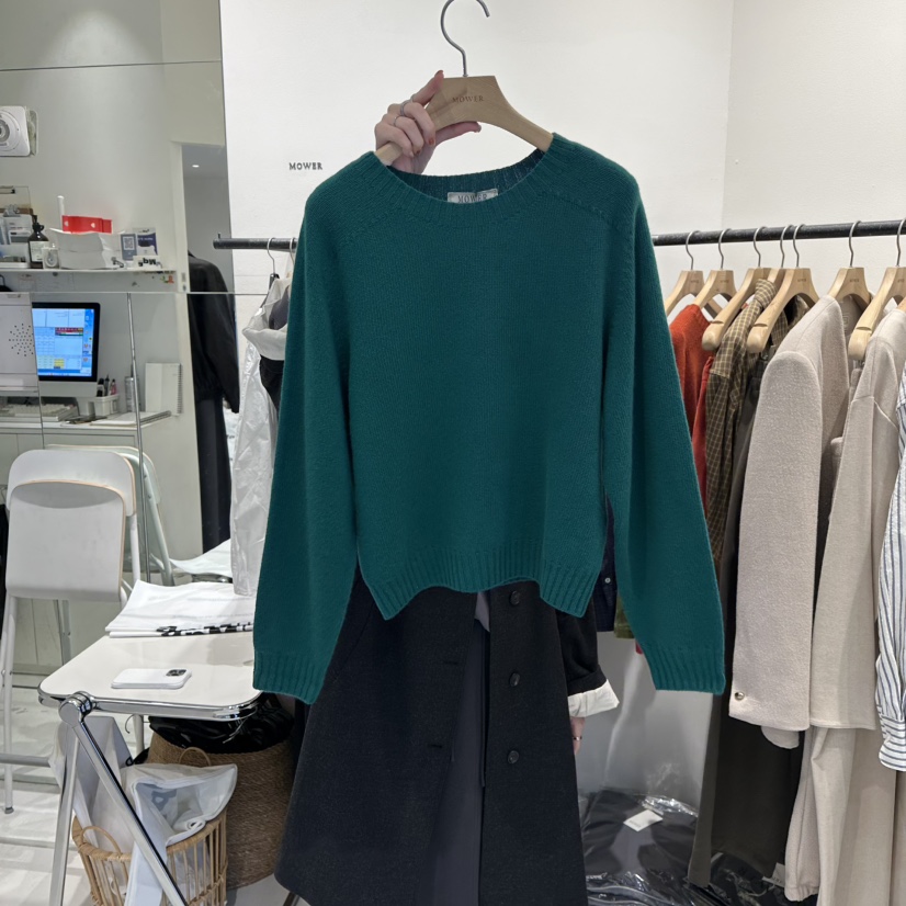 MOWER韓國直郵㊣女士新款25秋冬職業推薦休閑熱賣真品時尚毛衣MOWER毛衣圖色3