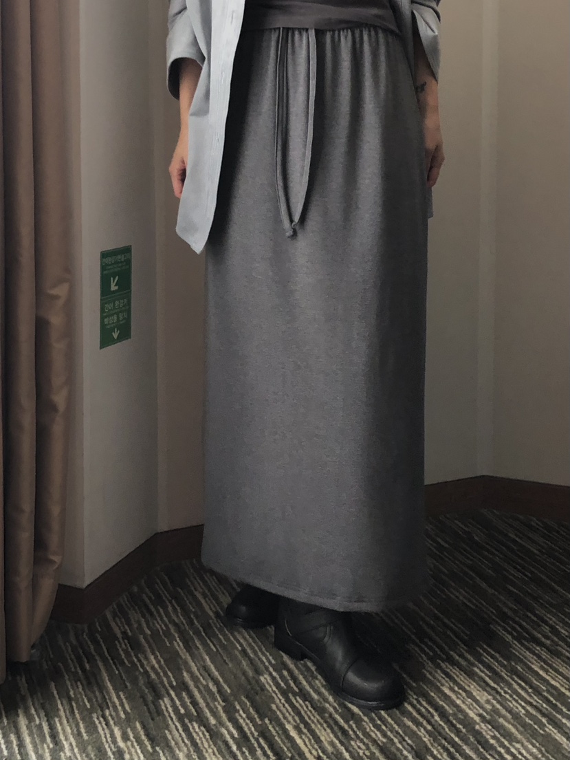 LONG PEAK韓國直郵㊣女裝新款職業真品時尚推薦長裙羊毛衫LONG PEAK長裙
