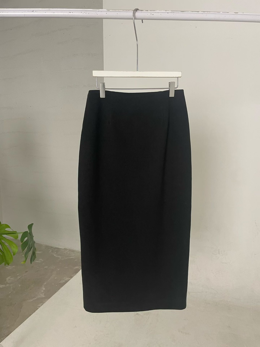 URBANE cloth韓國直郵㊣女士新品人氣休閑25秋冬推薦長裙加絨URBANE cloth長裙圖色3黑色
