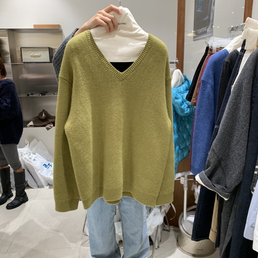 TEMPTING韓國代購㊣女士新品25秋冬熱賣人氣時尚職業針織衫TEMPTING針織衫圖色1