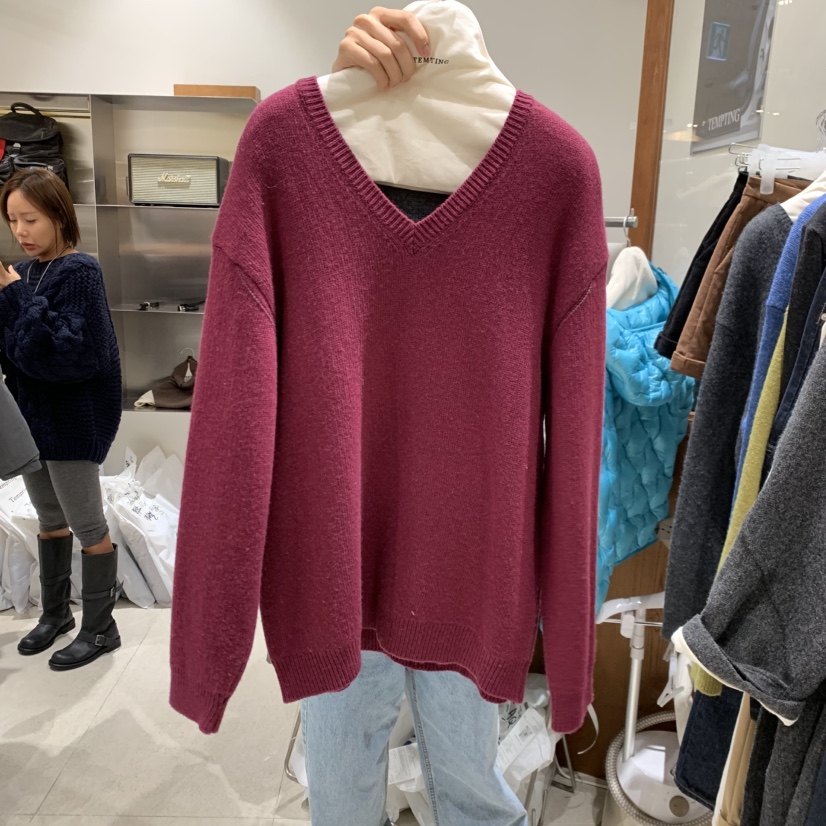 TEMPTING韓國代購㊣女士新品25秋冬熱賣人氣時尚職業針織衫TEMPTING針織衫圖色3