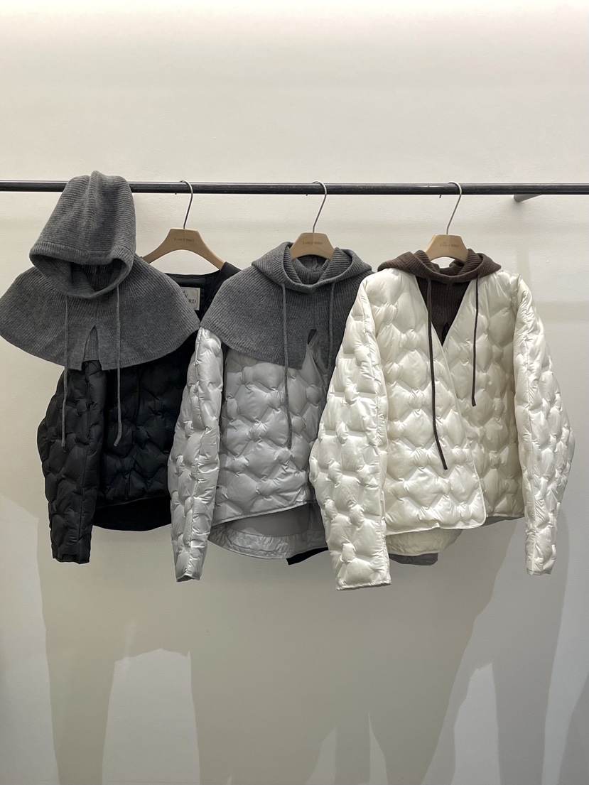OBSESS韓國直郵㊣女裝新品推薦時尚25秋冬套裝含帽子兩件套鴨絨OBSESS/EARLY BIRD套裝