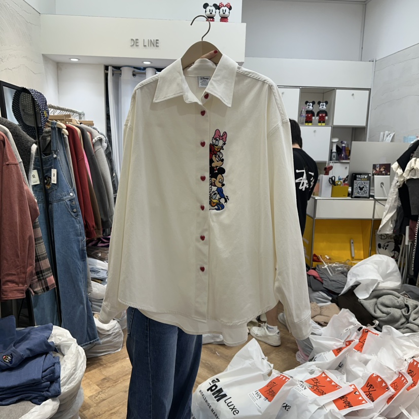 DE LINE東大門㊣實拍女裝新款時尚真品職業25秋冬襯衫蕾絲衫DE LINE襯衫/蕾絲衫圖色1