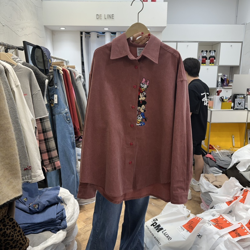 DE LINE東大門㊣實拍女裝新款時尚真品職業25秋冬襯衫蕾絲衫DE LINE襯衫/蕾絲衫圖色2