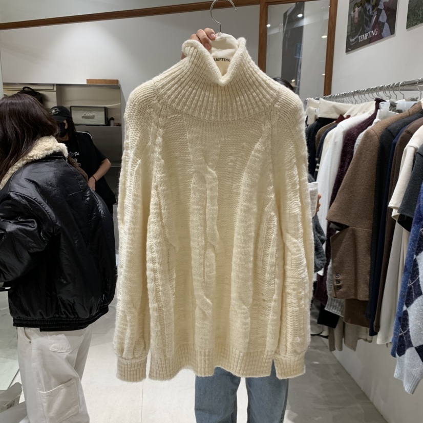 TEMPTING東大門㊣直郵女裝新品人氣休閑真品職業25秋冬針織衫TEMPTING針織衫圖色1