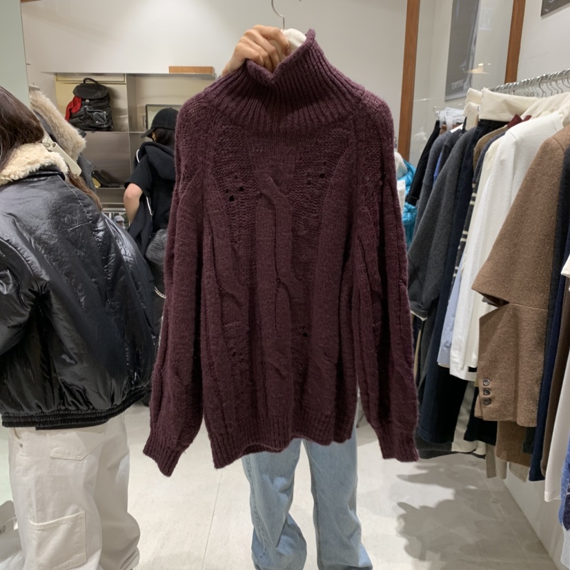 TEMPTING東大門㊣直郵女裝新品人氣休閑真品職業25秋冬針織衫TEMPTING針織衫圖色3
