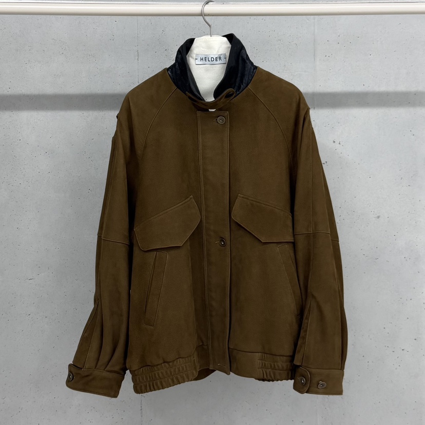 HELDER-P東大門㊣代購女士新品25秋冬職業推薦人氣夾克小羊皮HELDER夾克