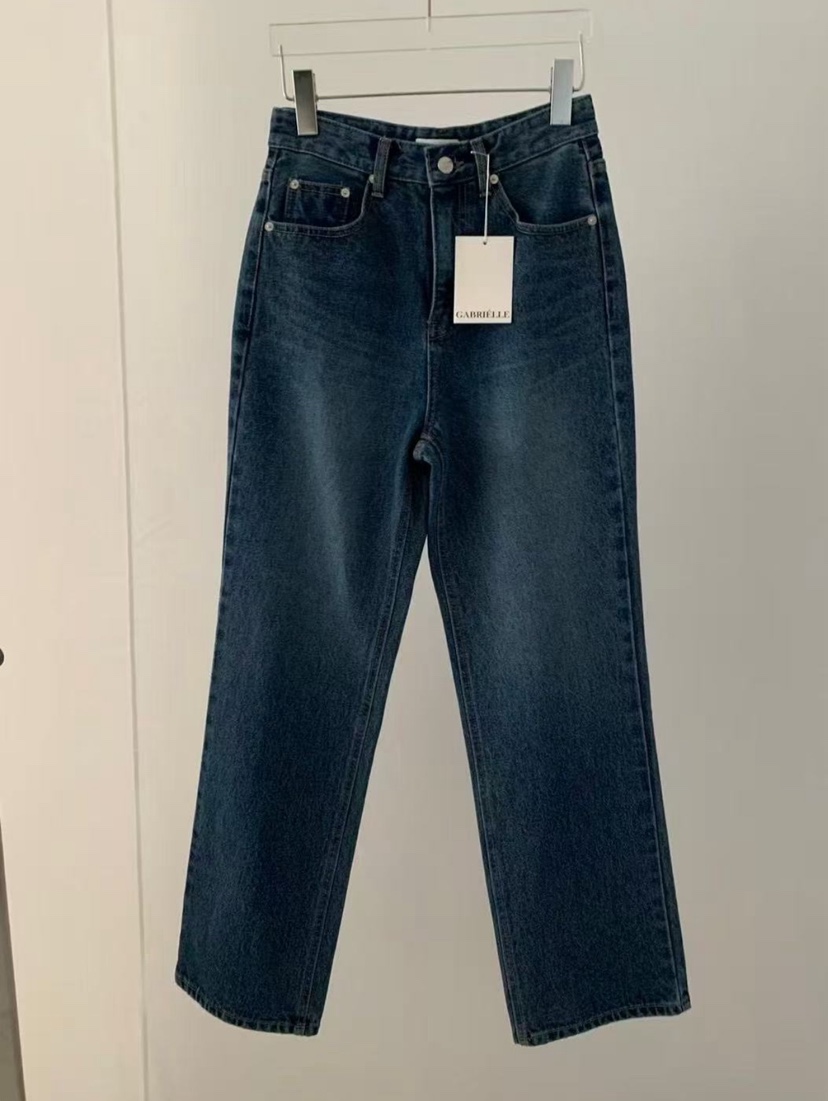 GABRIELLE東大門㊣代購女裝新品熱賣時尚職業真品25秋冬牛仔褲GABRIELLE牛仔褲圖色1