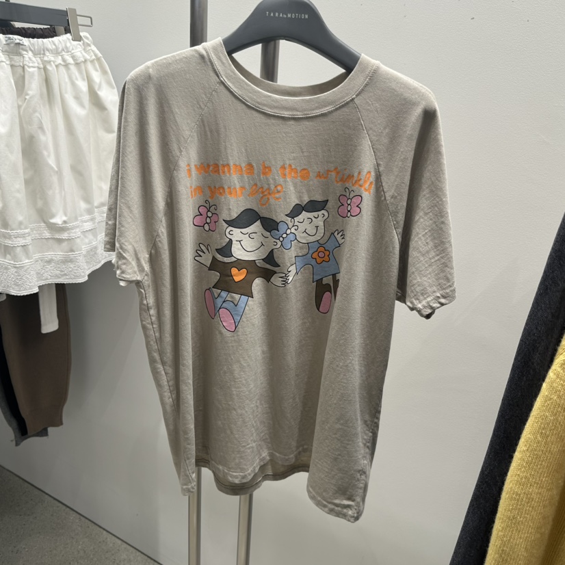 TARABY MOTION韓國代購㊣女裝新款真品職業推薦休閑25秋冬T恤TARABY MOTIONT恤圖色1