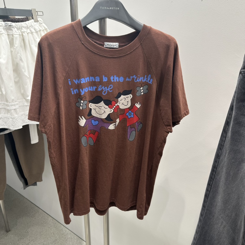 TARABY MOTION韓國代購㊣女裝新款真品職業推薦休閑25秋冬T恤TARABY MOTIONT恤圖色3