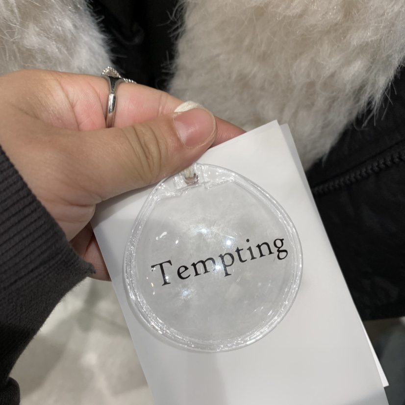TEMPTING韓國直郵㊣女士新品真品熱賣短款羽絨服填充雙層鴨絨TEMPTING短款羽絨服