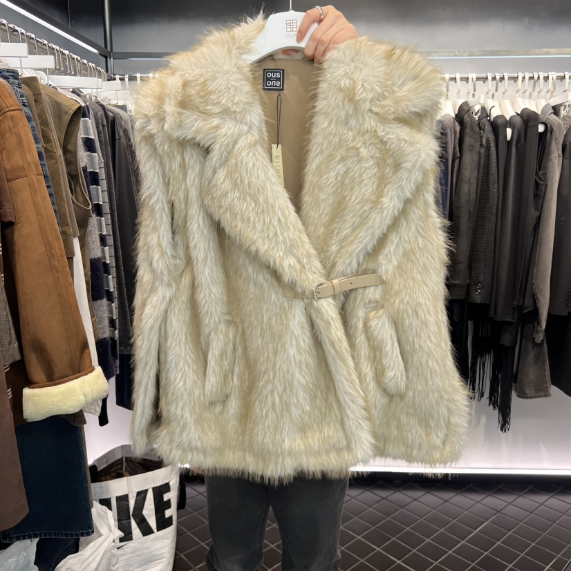 OUS/INCH-L東大門㊣直郵女士新品熱賣職業推薦25秋冬馬甲OUS/INCH馬甲圖色1