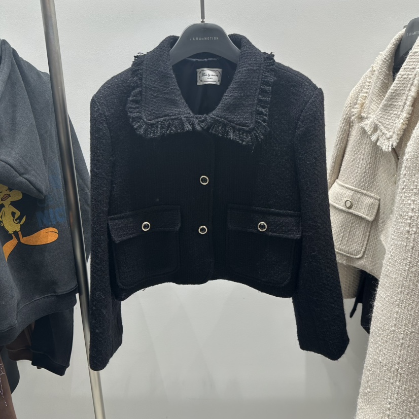 TARABY MOTION韓國代購㊣女裝新款休閑25秋冬時尚真品夾克TARABY MOTION夾克圖色2