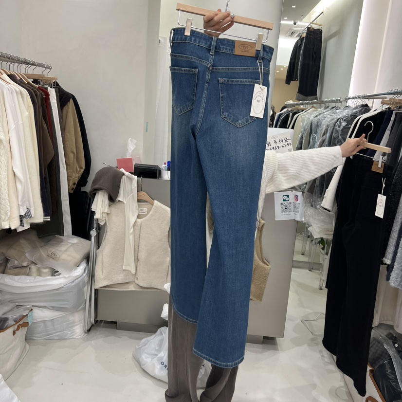 TAKE YOUE TIME韓國代購㊣女裝新品人氣時尚真品休閑牛仔褲TAKE YOUE TIME牛仔褲