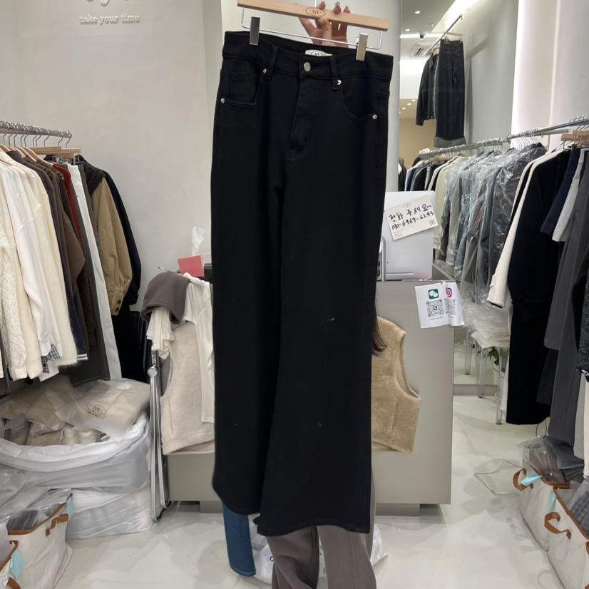 TAKE YOUE TIME韓國代購㊣女裝新品人氣時尚真品休閑牛仔褲TAKE YOUE TIME牛仔褲圖色2