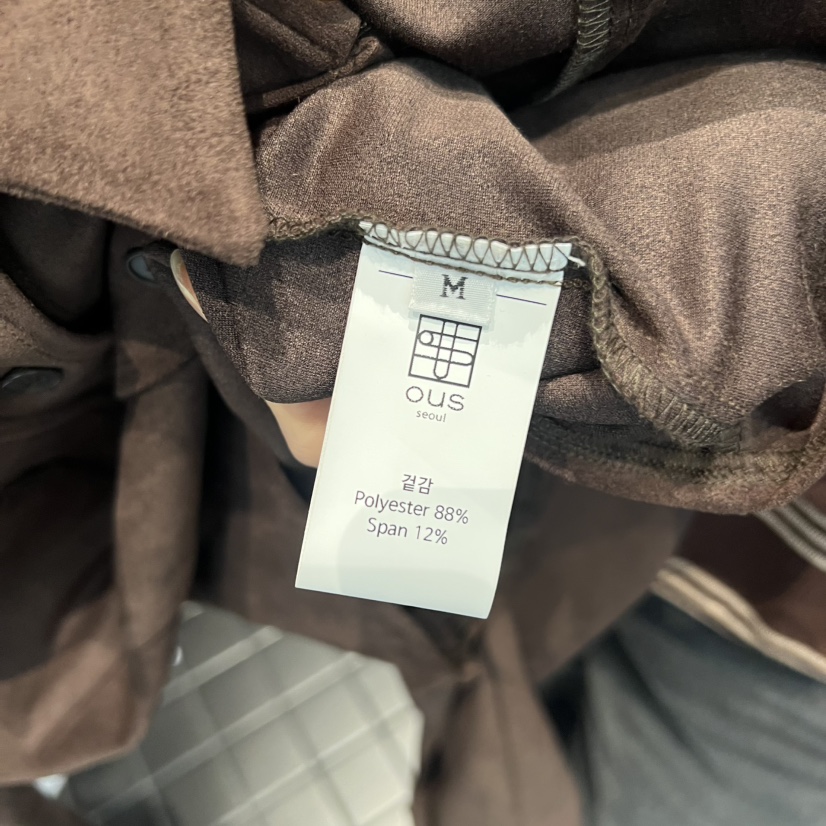 OUS/INCH-L東大門㊣實拍女士新品真品休閑襯衫蕾絲衫絨面革OUS/INCH襯衫/蕾絲衫
