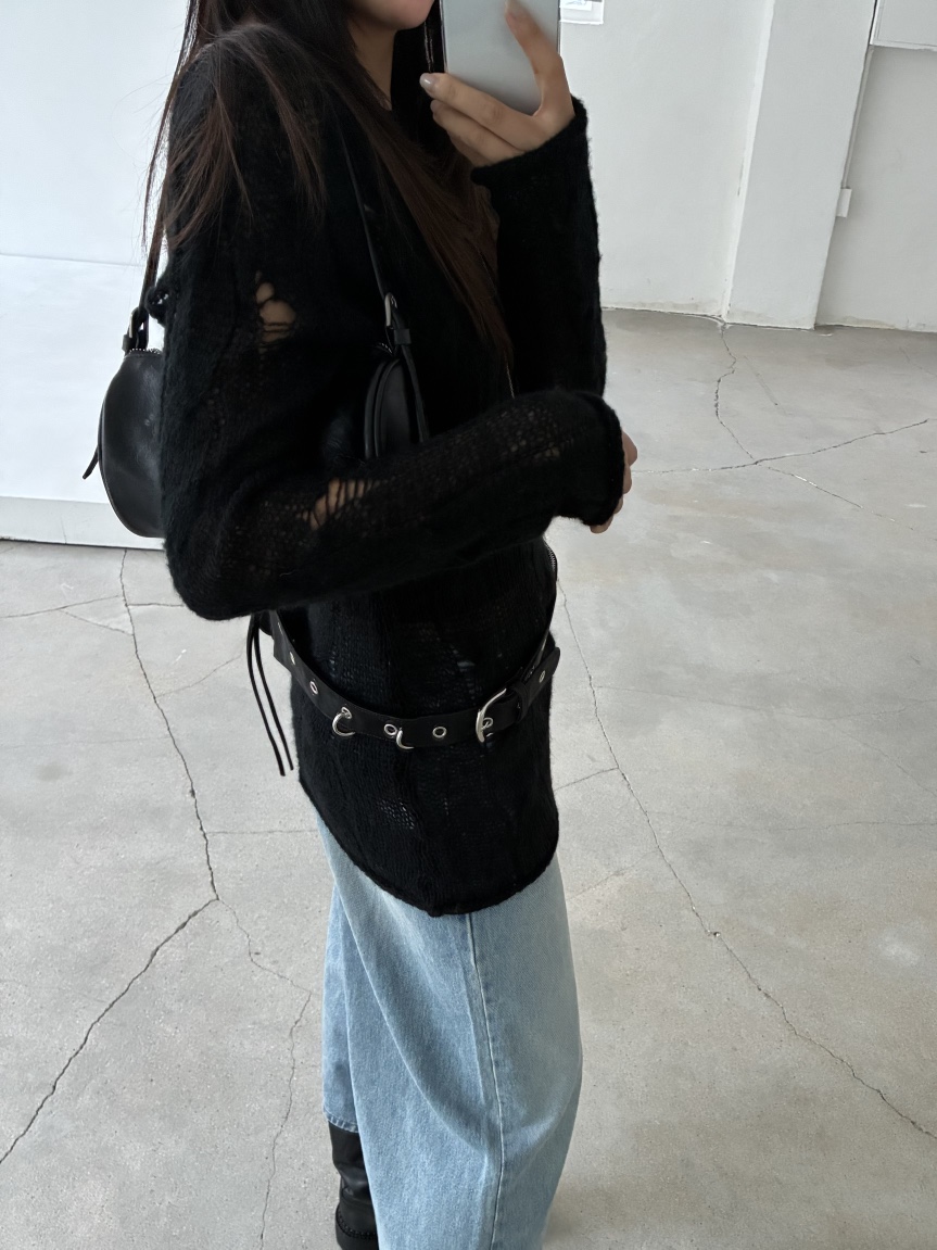 ACME韓國直郵㊣女裝新款休閑25秋冬職業時尚真品推薦針織衫ACME針織衫